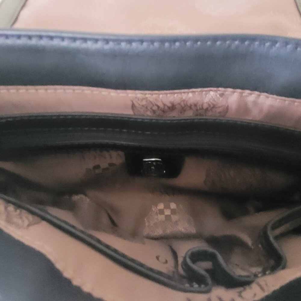 Vince Camuto Crossbody Bag Purse Brown Green Tan Fall Colors - Picture 13 of 15
